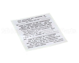 155-000039-001 Pitco Conversion Sticker