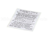 155-000039-001 Pitco Conversion Sticker