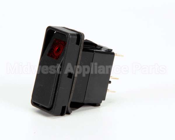 155546 Groen Power Switch, Recessed Rocker, Red Indic