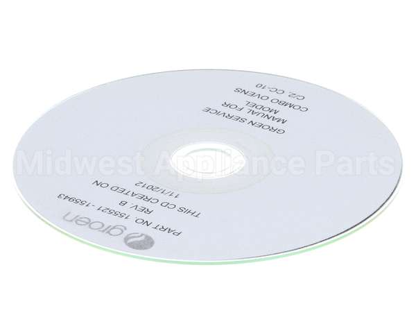 155943 Groen Cd - Service Manual, Combo Ove