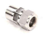 15615 Broaster Connector Comp 3/4 Od X 3/4 Npt Ss