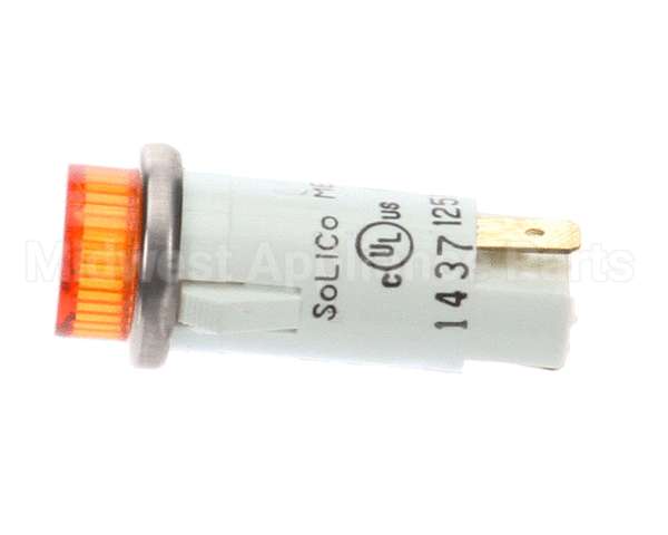 15709 Blodgett Light, Ind. 125V Amber, Round
