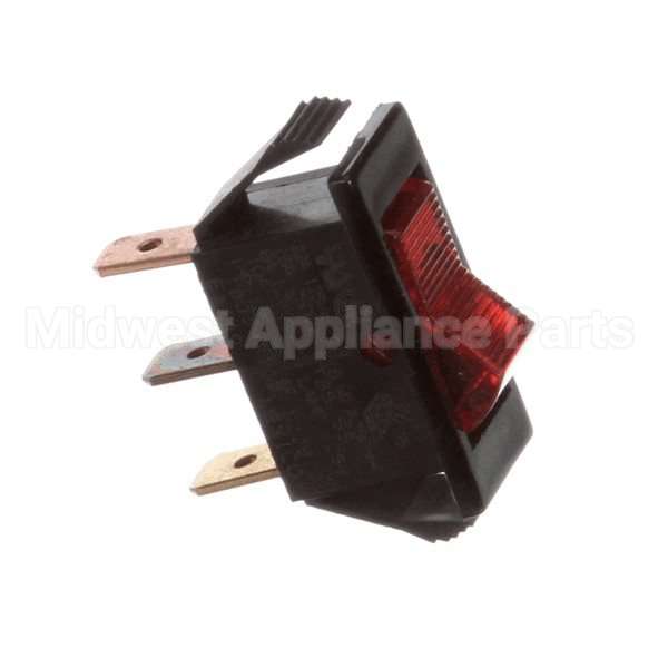 157150 Compatible Groen Switch Rocker 22A, 125Vac Illuminated, Red