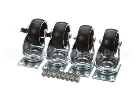 160620 Norlake Caster Kit Plate Type (Set Of