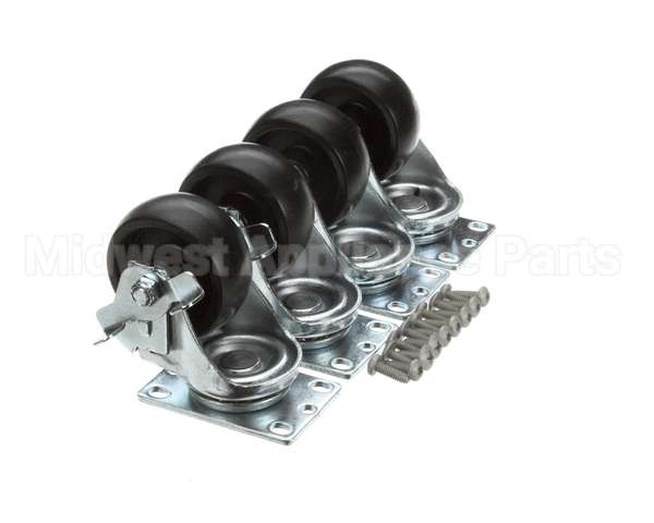 160620 Norlake Caster Kit Plate Type (Set Of