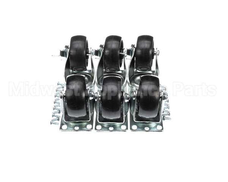 160621 Norlake Caster Kit Plate Type (Set Of