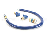 16100BPQ2S60 Dormont 1 Dia., 60 Blue Hose, Snapfast, 2 Swivel