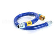 16100BPQ48 Dormont 1" Dia., 48" Blue Hose, Snapfast, 1 Elbo