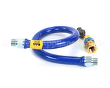 16100BPQ48 Dormont 1" Dia., 48" Blue Hose, Snapfast, 1 Elbo