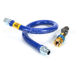 16100BPQ48 Dormont 1" Dia., 48" Blue Hose, Snapfast, 1 Elbo