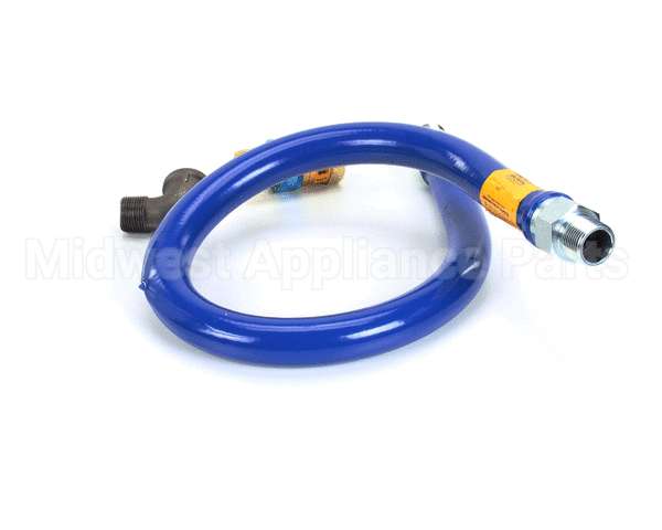 16100BPQ48 Dormont 1" Dia., 48" Blue Hose, Snapfast, 1 Elbo