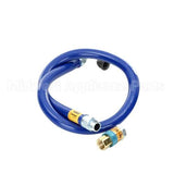 16100BPQ72 Dormont 1 Dia, 72 Blue Hose, Snapfast, 1 Elbow