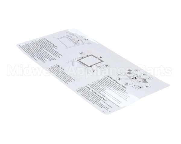 16182 Henny Penny Label-Filter Instruction