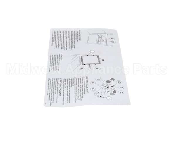 16182 Henny Penny Label-Filter Instruction