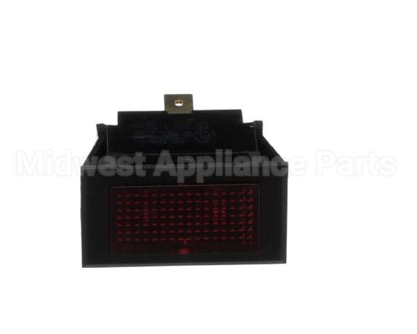 1621000 Garland Lamp-Red Lens Black Bezel 28V