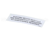 16342 Henny Penny Label - Electric Motor