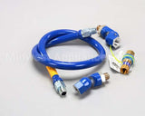 1650BPQ2S48 Dormont 1/2 Dia., 48 Blue Hose, Snapfast, 2 Swiv