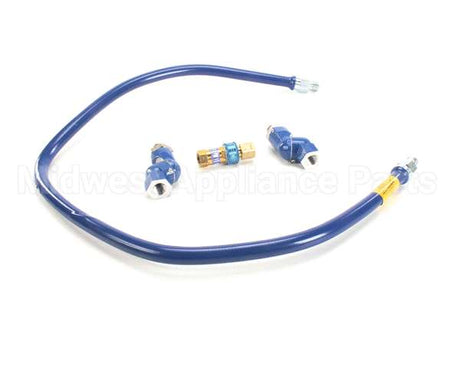 1650BPQ2S60 Dormont 1/2 Dia., 60 Blue Hose, Snapfast, 2 Swiv