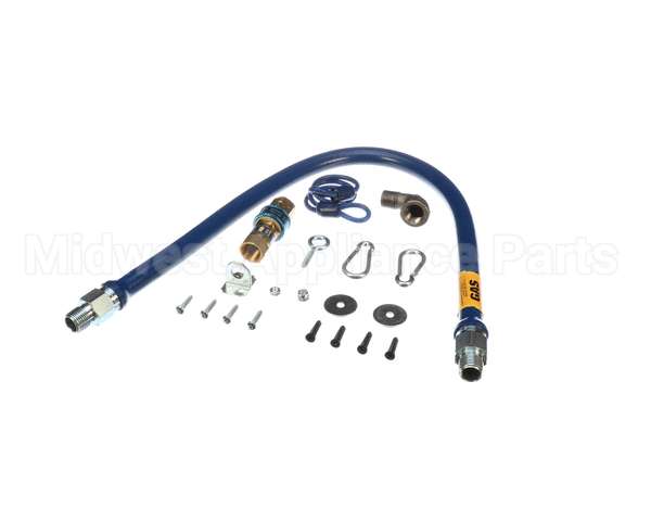 1650BPQR36 Dormont 1/2 Dia., 36 Blue Hose, Snapfast, 1 Elbo