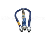 1650BPQS36 Dormont 1/2 Dia., 36 Blue Hose, Snapfast, Swivel