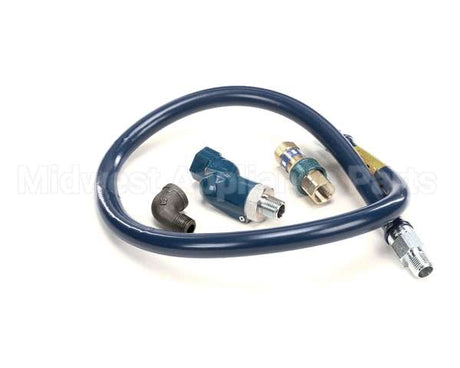 1650BPQS48 Dormont 1/2 Dia., 48 Blue Hose, Snapfast, Swivel