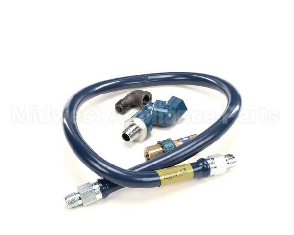 1650BPQS48 Dormont 1/2 Dia., 48 Blue Hose, Snapfast, Swivel