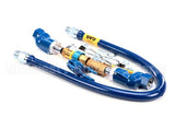 1650KIT2S36 Dormont 1/2 Dia., 36 Blue Hose, Snapfast, 2 Swiv