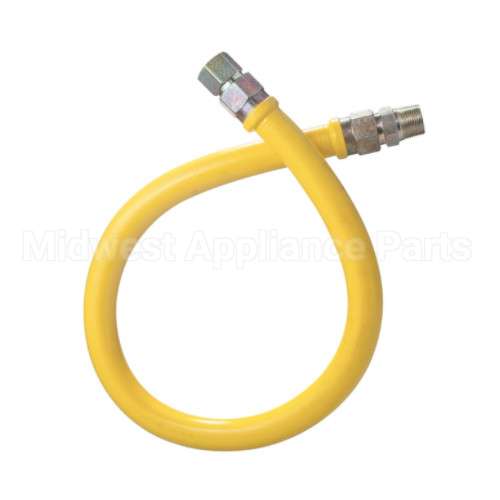 1650NPFS24 Compatible Dormont Coated Gas Connector 1/2" Mpt X 24"