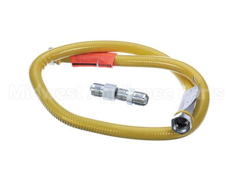 1650NPFS48 Dormont Stationary Gas Connector, 1/2 Dia., 48 L