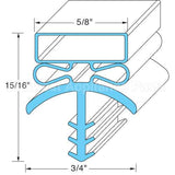 16545 Compatible Bally Door Gasket