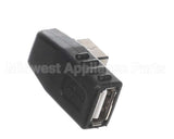 166184 Duke Usb. 2.0 Male To Female Rt. Angle Adapte