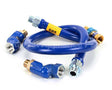 1675BPQ2S48 Dormont 3/4 Dia., 48 Blue Hose, Snapfast, 2 Swiv