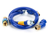 1675BPQ2S48 Dormont 3/4 Dia., 48 Blue Hose, Snapfast, 2 Swiv