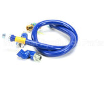 1675BPQ2S60 Dormont 3/4 Dia., 60 Blue Hose, Snapfast, 2 Swiv