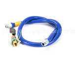 1675BPQ72 Dormont 3/4" Dia., 72" Blue Hose, Snapfast, 1 El