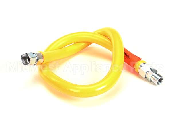 1675NPFS48 Dormont Stationary Gas Connector, 3/4 Dia, 48 L