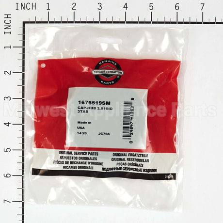 1676519SM Briggs & Stratton Cap-Hub 2.810Id  3Tab