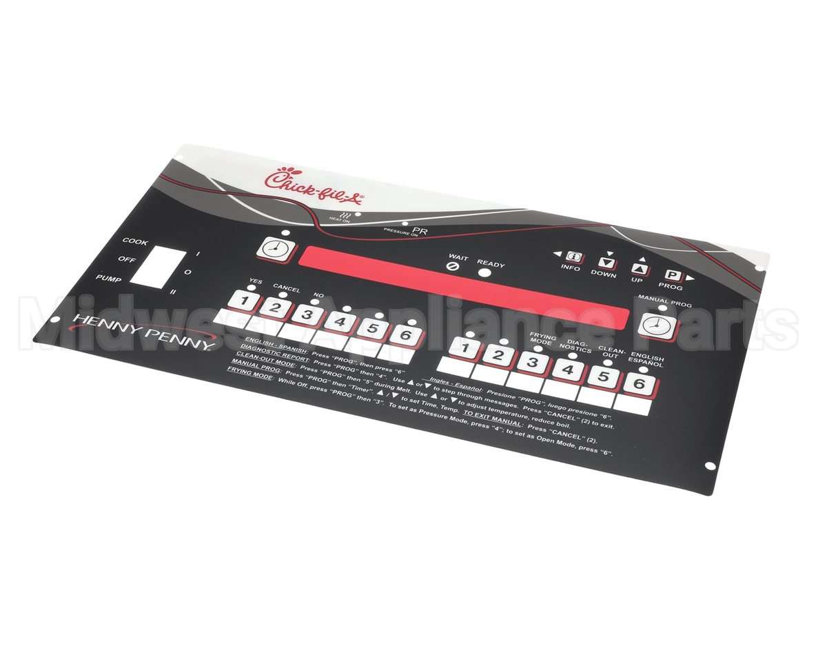 168300 Henny Penny Hybrid Control Decal