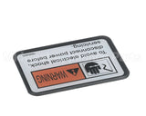 168569 Henny Penny Label-Warning Disc. Power