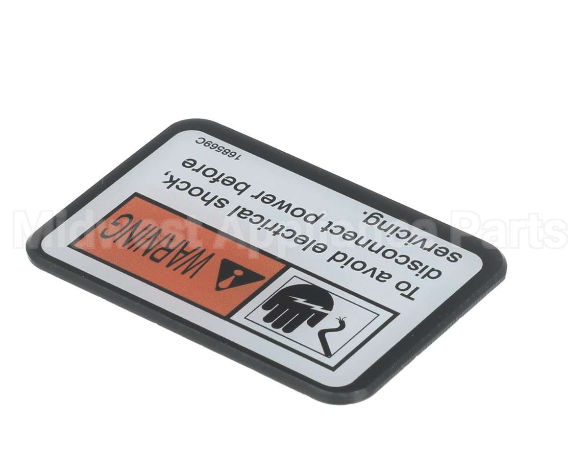 168569 Henny Penny Label-Warning Disc. Power