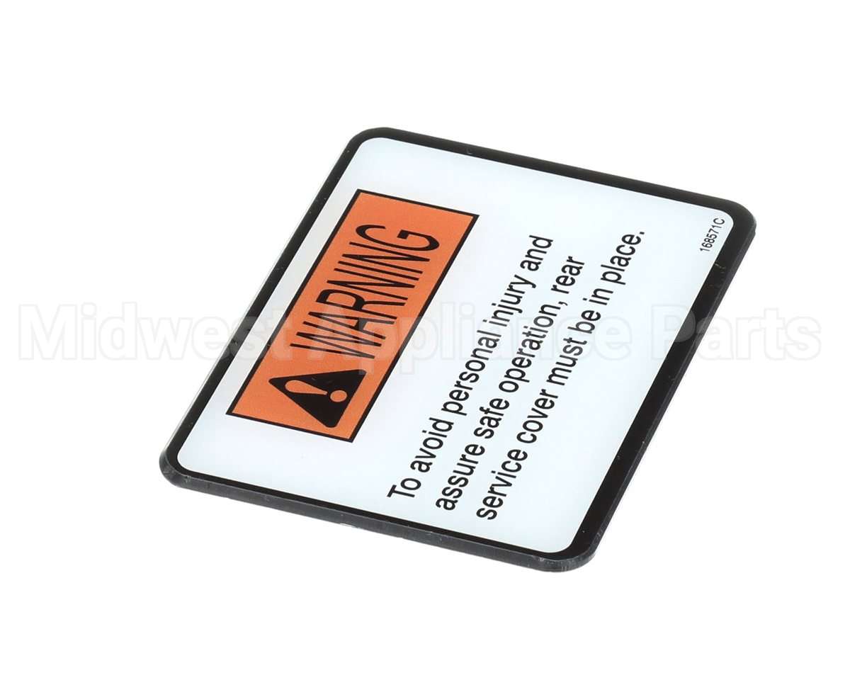 168571 Henny Penny Label-Service Cover