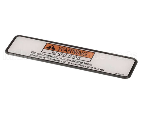 168577 Henny Penny Label-Danger Stirring-Velo
