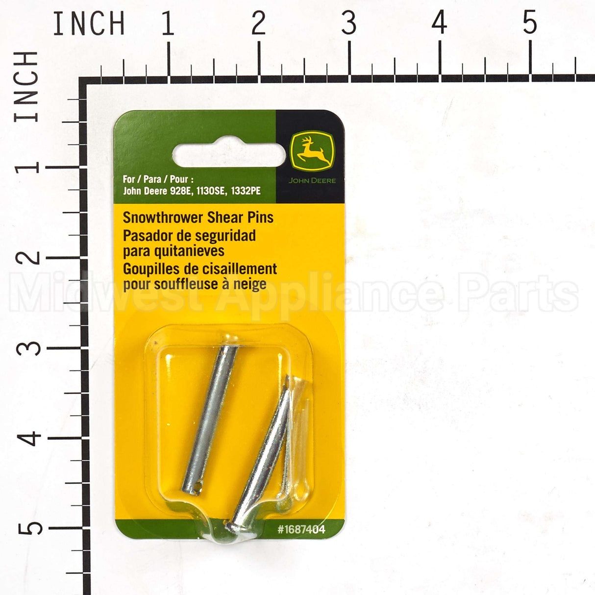 1687404K Briggs & Stratton Shear Pin Kit