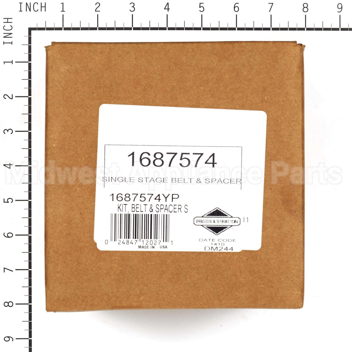 1687574YP Briggs & Stratton Kit Belt & Spacer Ss