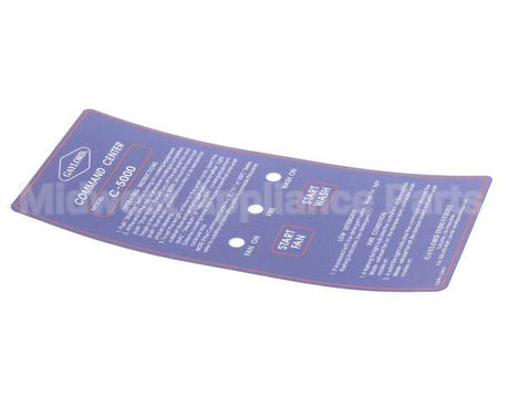 16907 Gaylord C-5000 Mylar Faceplate