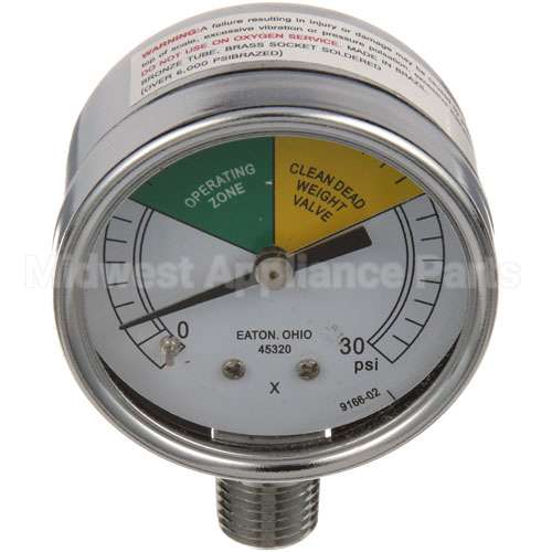 16910 Compatible Henny Penny Pressure Gauge - 2" Dial