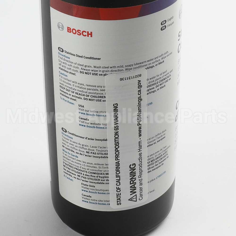 17002199 Bosch Cleaner