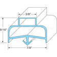 1701087 Compatible Delfield Gasket, Door