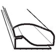 17020-2043 Compatible Carter Hoffman Gasket, 23-1/4 X 48, 3 Side
