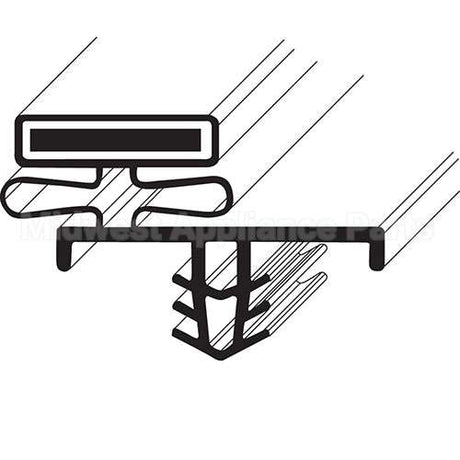 1702913 Compatible Delfield Gasket, Dr, Full, Ri/Rt, Spec/Mer